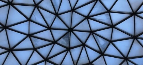 window, glass, geometric, shape, blue window